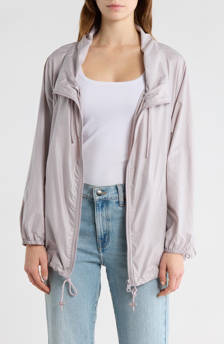 Bernardo Windbreaker Jacket, Alternate, color, Grey