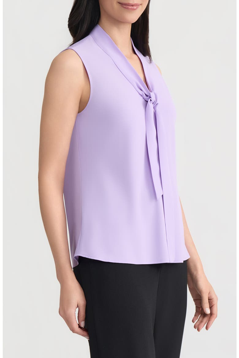 Sleeveless Tie Front Top, Alternate, color, LAVENDER MIST