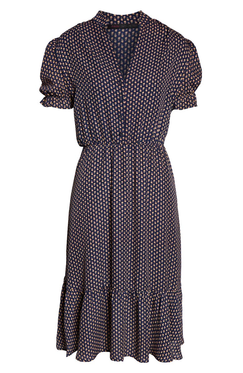 Fraiche by J Puff Sleeve Midi Dress, Alternate, color, 