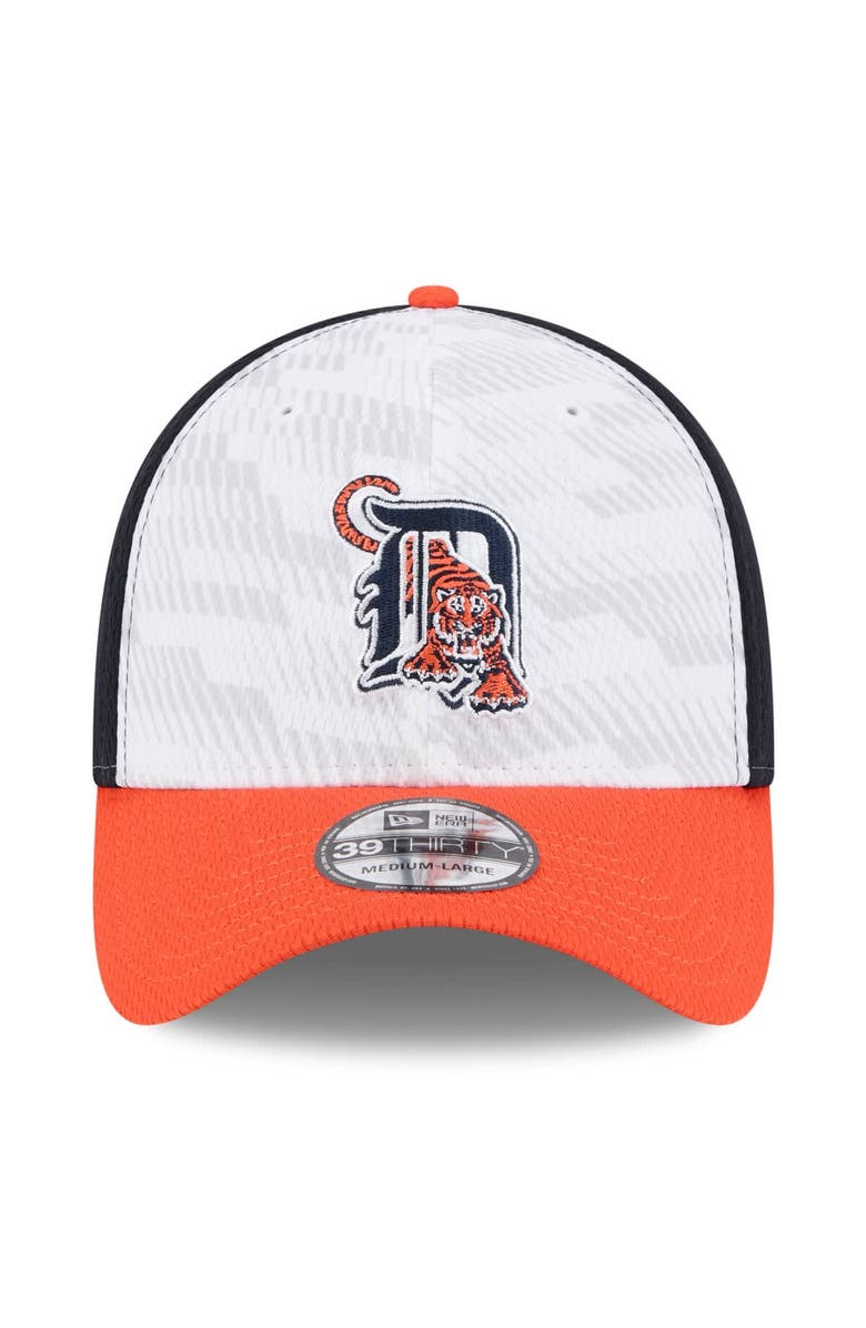 New Era Men's New Era Navy/Orange Detroit Tigers 2025 MLB Clubhouse 39THIRTY Flex Hat, Alternate, color, 
