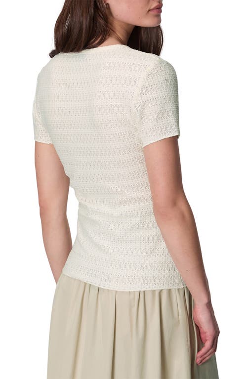 RAG & BONE RAG & BONE JULIA TEXTURED SCOOP NECK T-SHIRT
