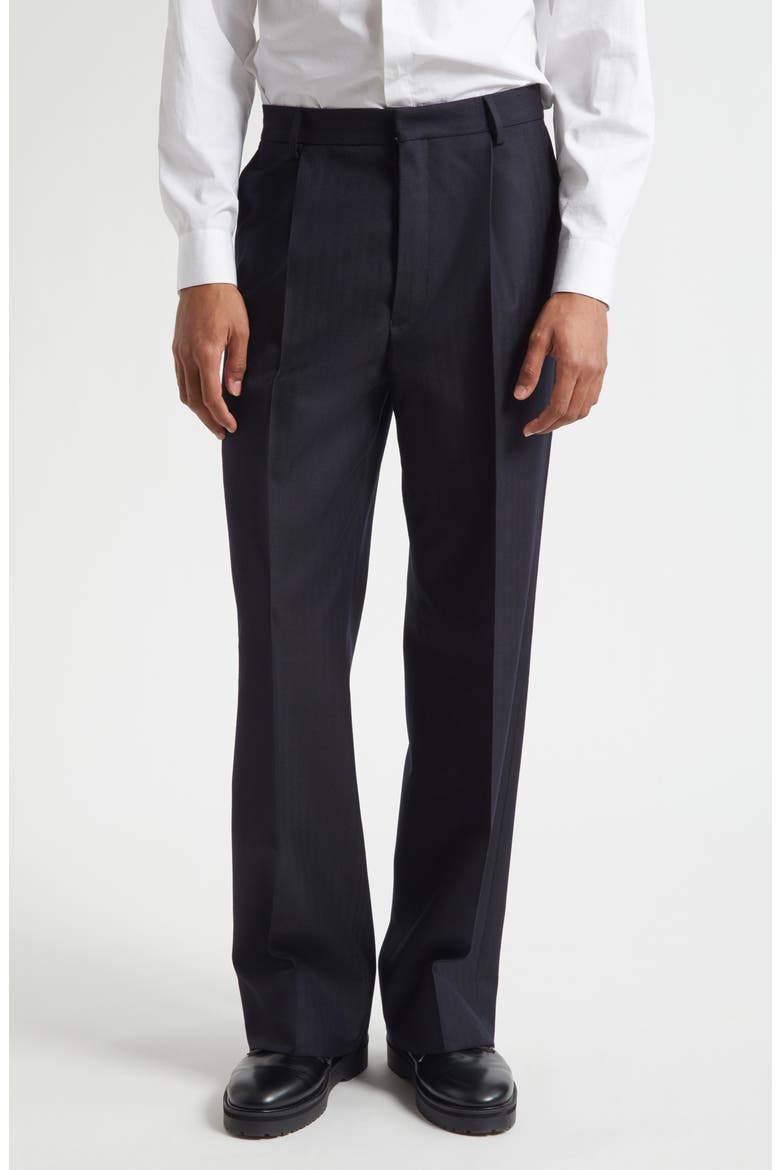 Kiel Tonal Stripe Wool Suit, Alternate, color, NAVY