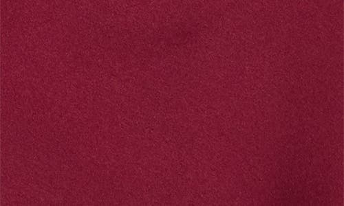 Renee C Scarf Detail One-shoulder Satin Top In Burgundy