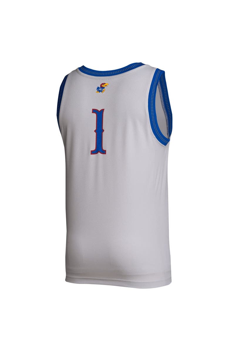 adidas Men's adidas # Gray Kansas Jayhawks Swingman Jersey, Alternate, color, Gray