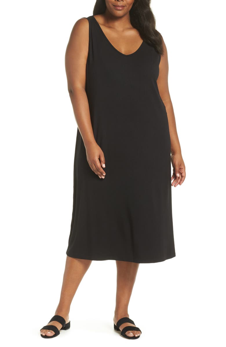 Sejour Cross Back Tank Dress, Main, color, 