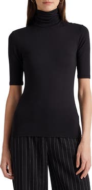 Lauren Ralph Lauren Jersey Turtleneck Top