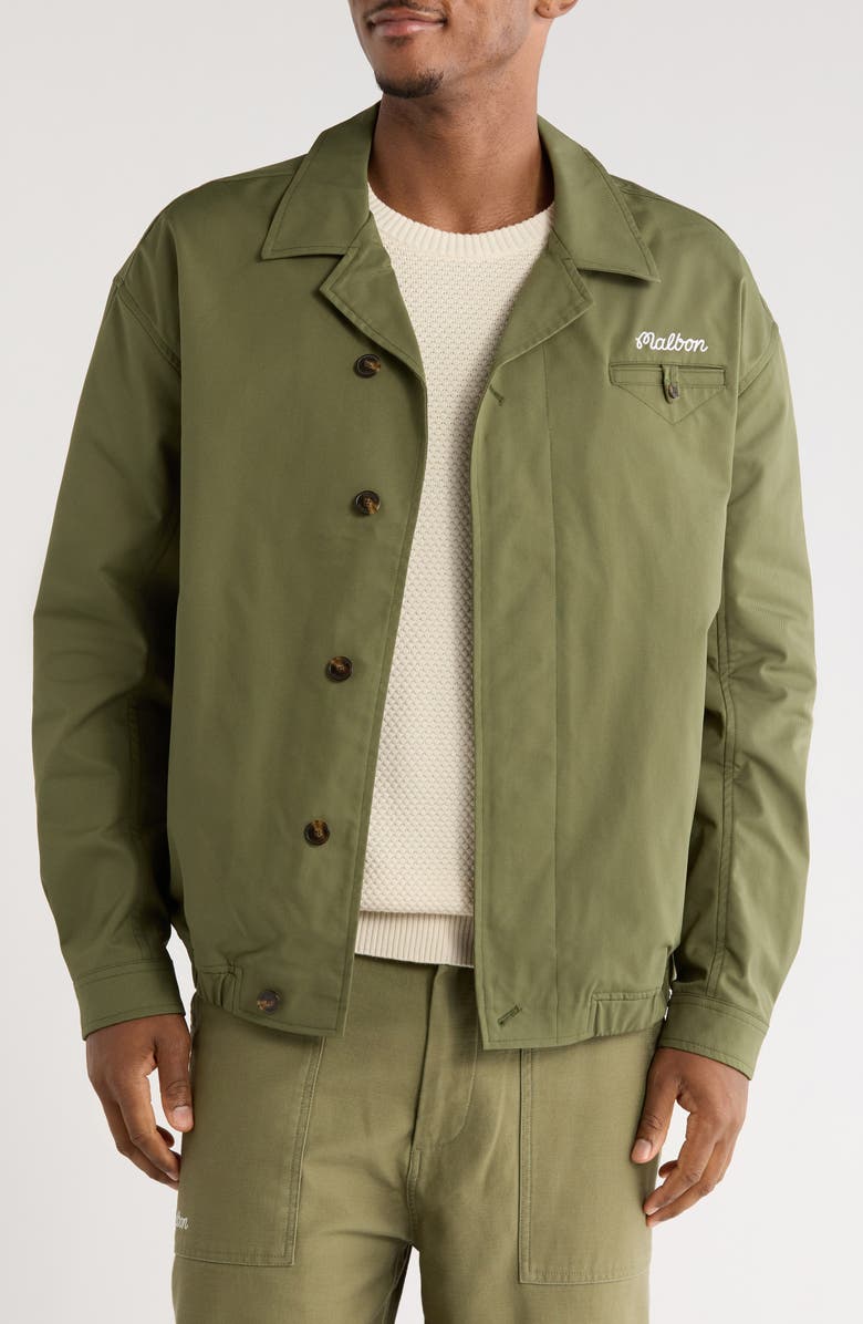 Malbon Golf Elliott Jacket, Main, color, Olivine