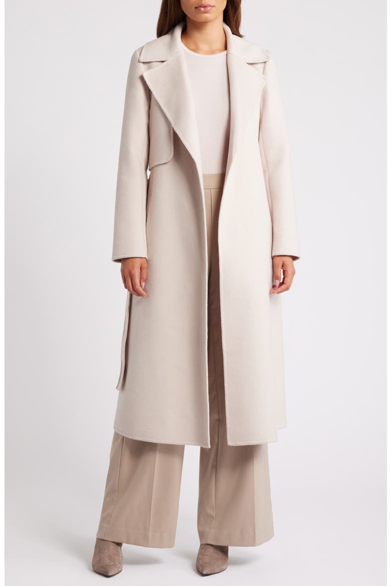 Belted Trench Coat, Alternate, color, OYSTER