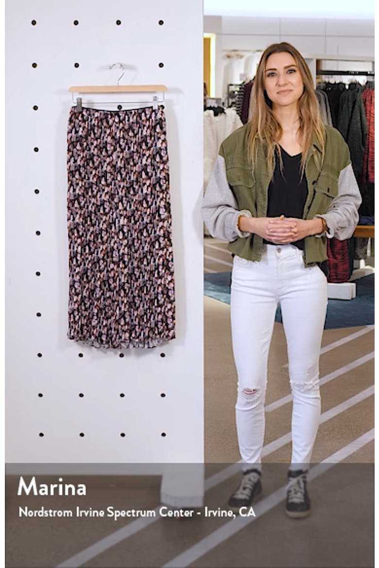 Micro Painted Floral Print Culottes video