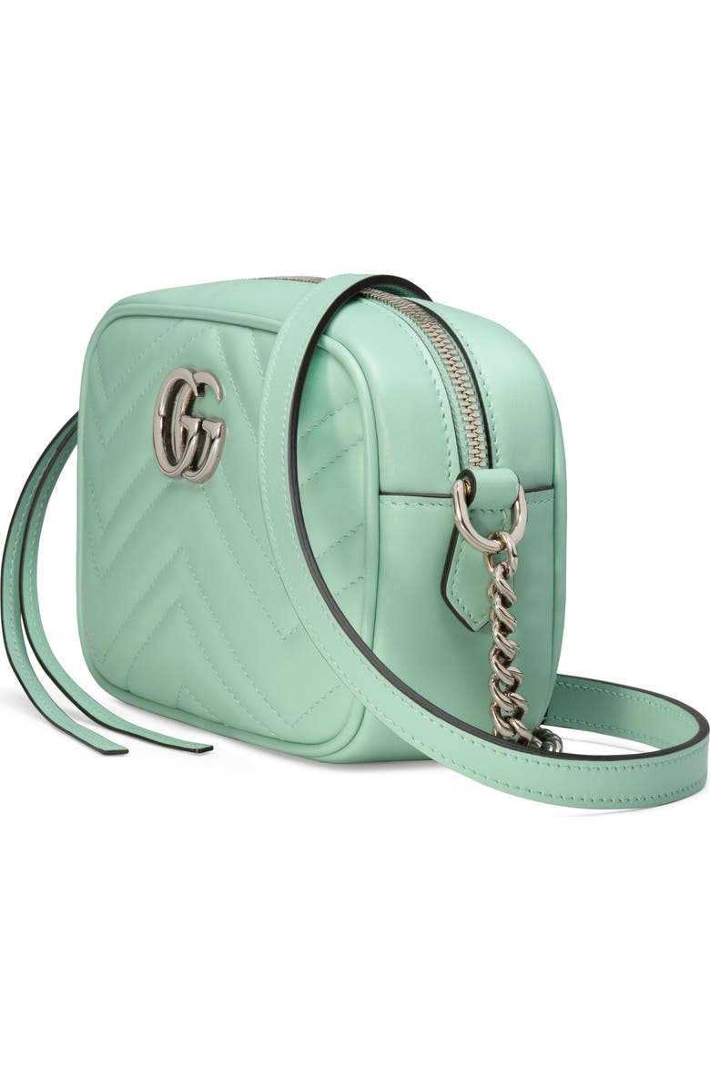 Gucci Mini GG 2.0 Matelassé Leather Camera Bag, Alternate, color,