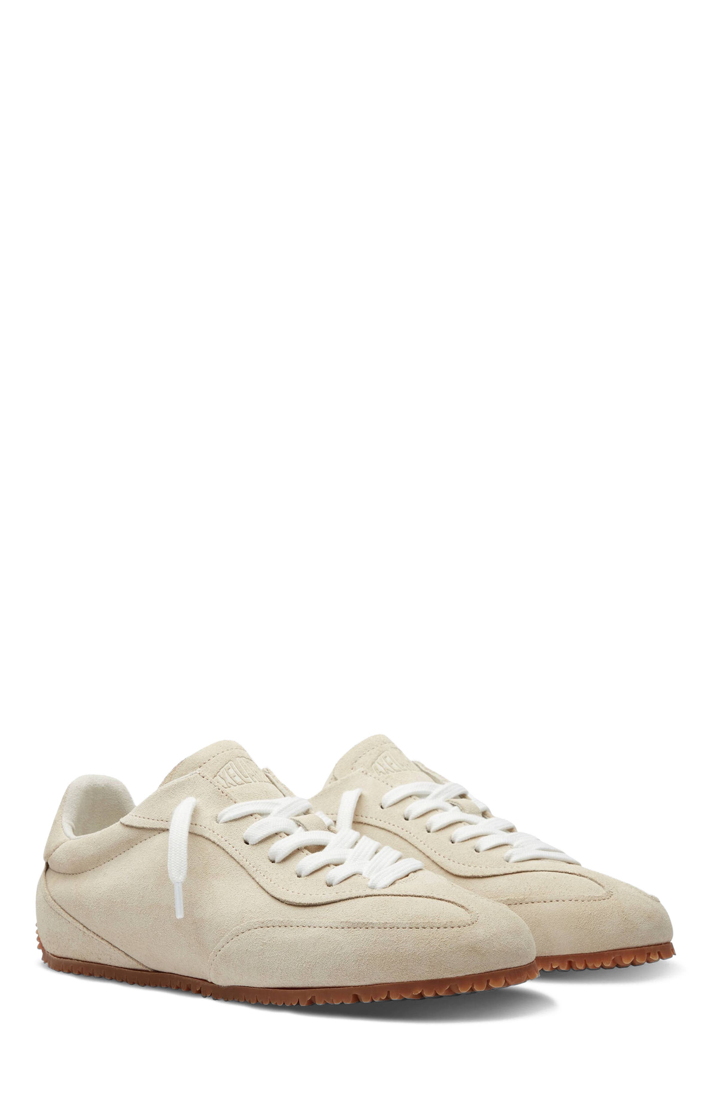 Axel Arigato Daze Suede Runner - Women's, Alternate, color, Beige/Gum
