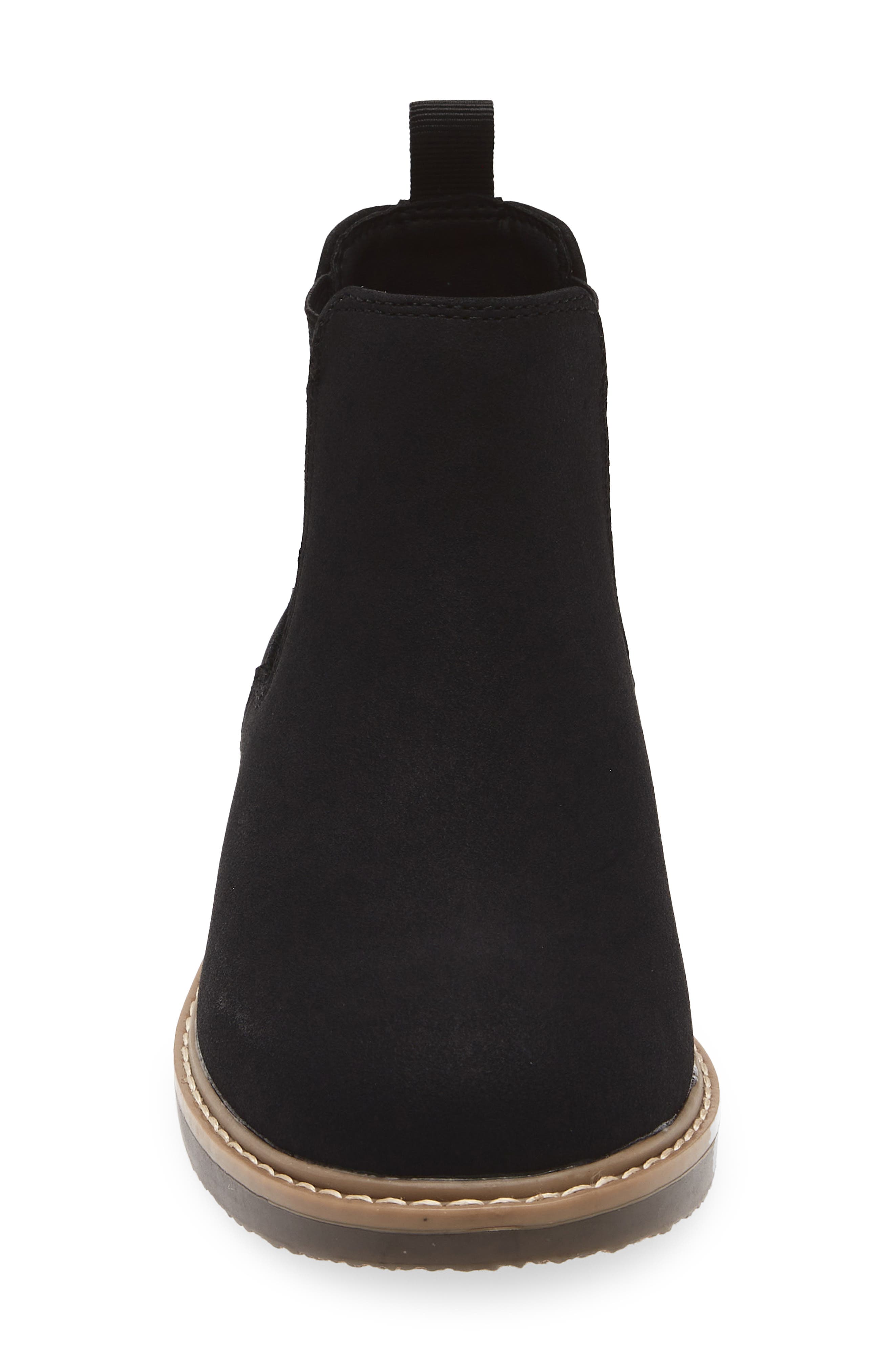 Nordstrom Kids' Chelsea Boot, Alternate, color, Black