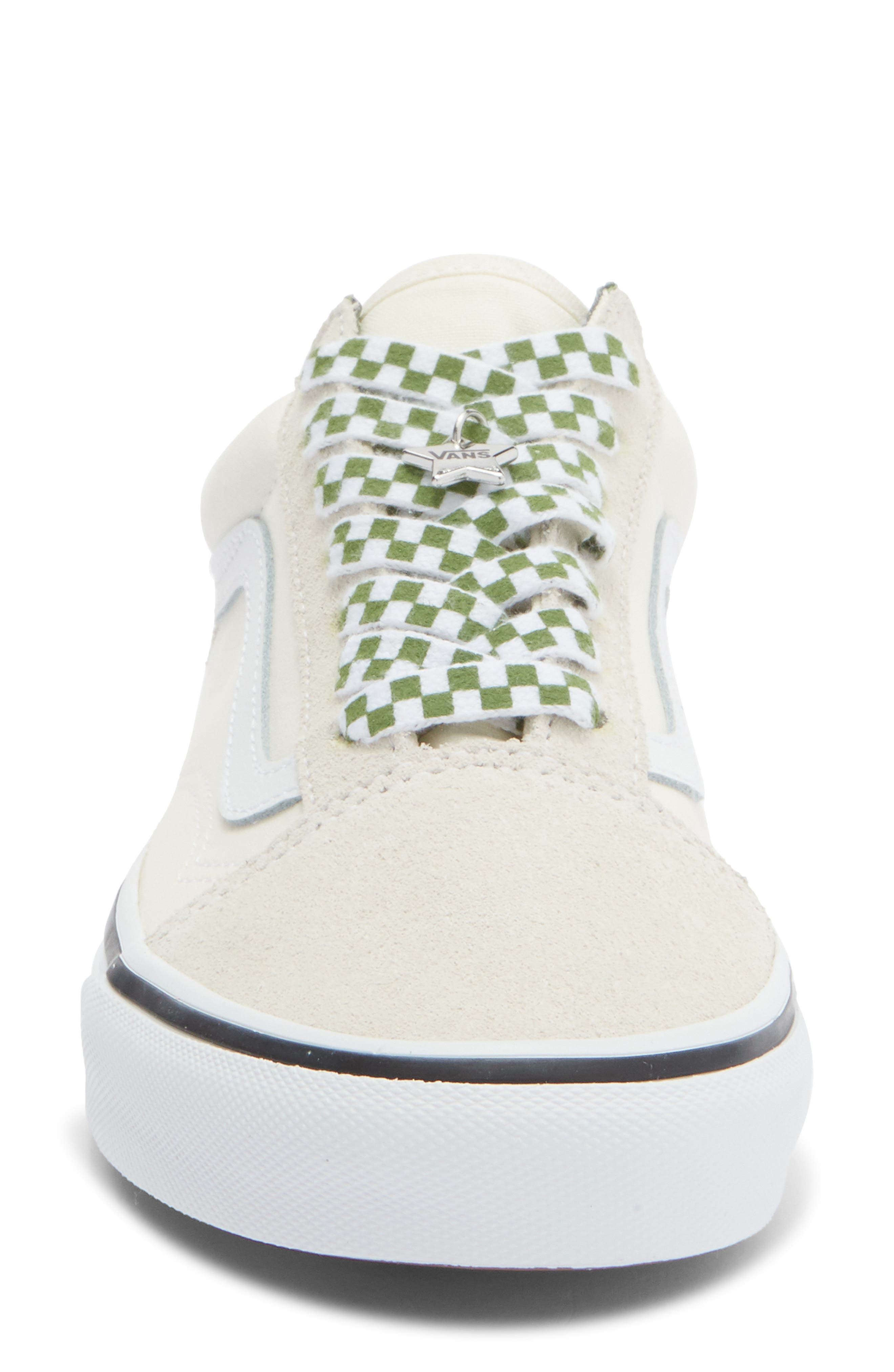 Vans Old Skool Sneaker, Alternate, color, Marshmallow/Green