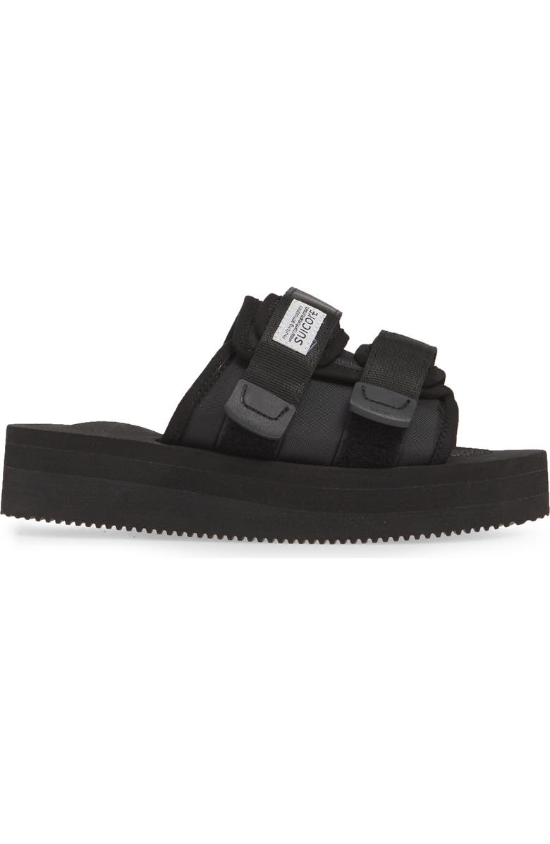 Suicoke Moto Cab Platform Slide Sandal, Alternate, color,