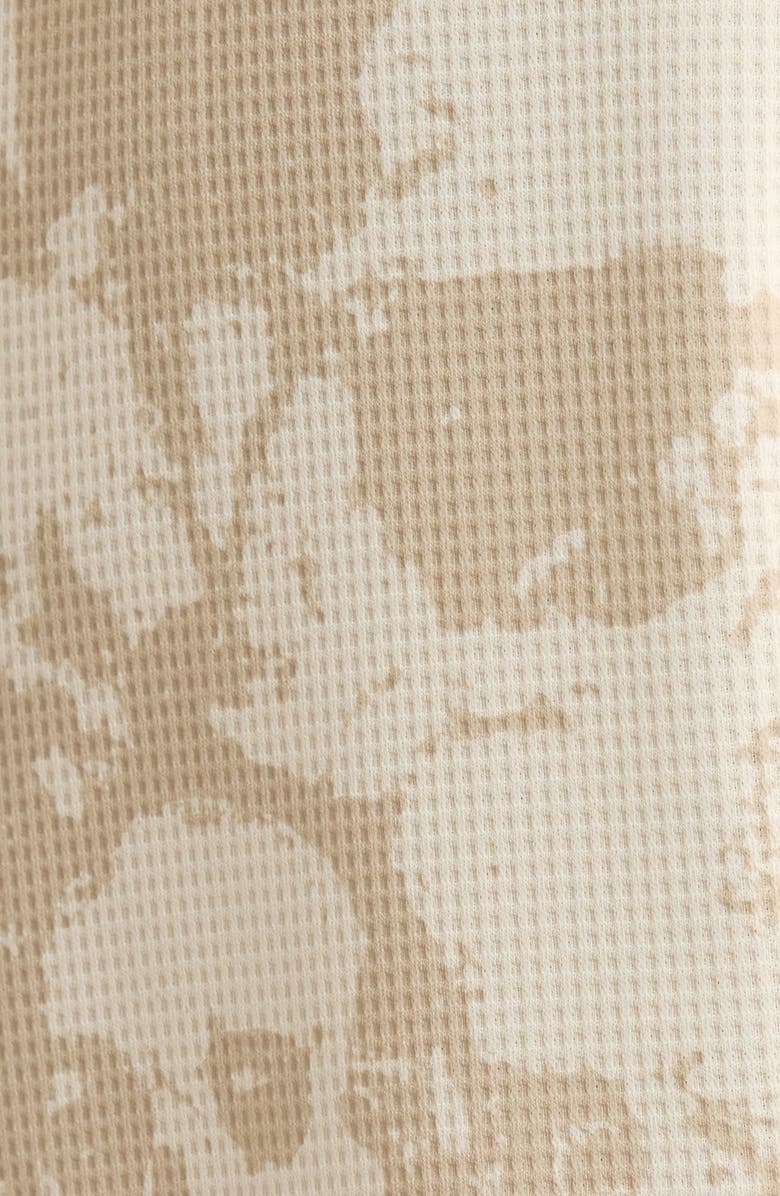 PLEASURES Despair Skull Print Active Shorts, Alternate, color, Ecru