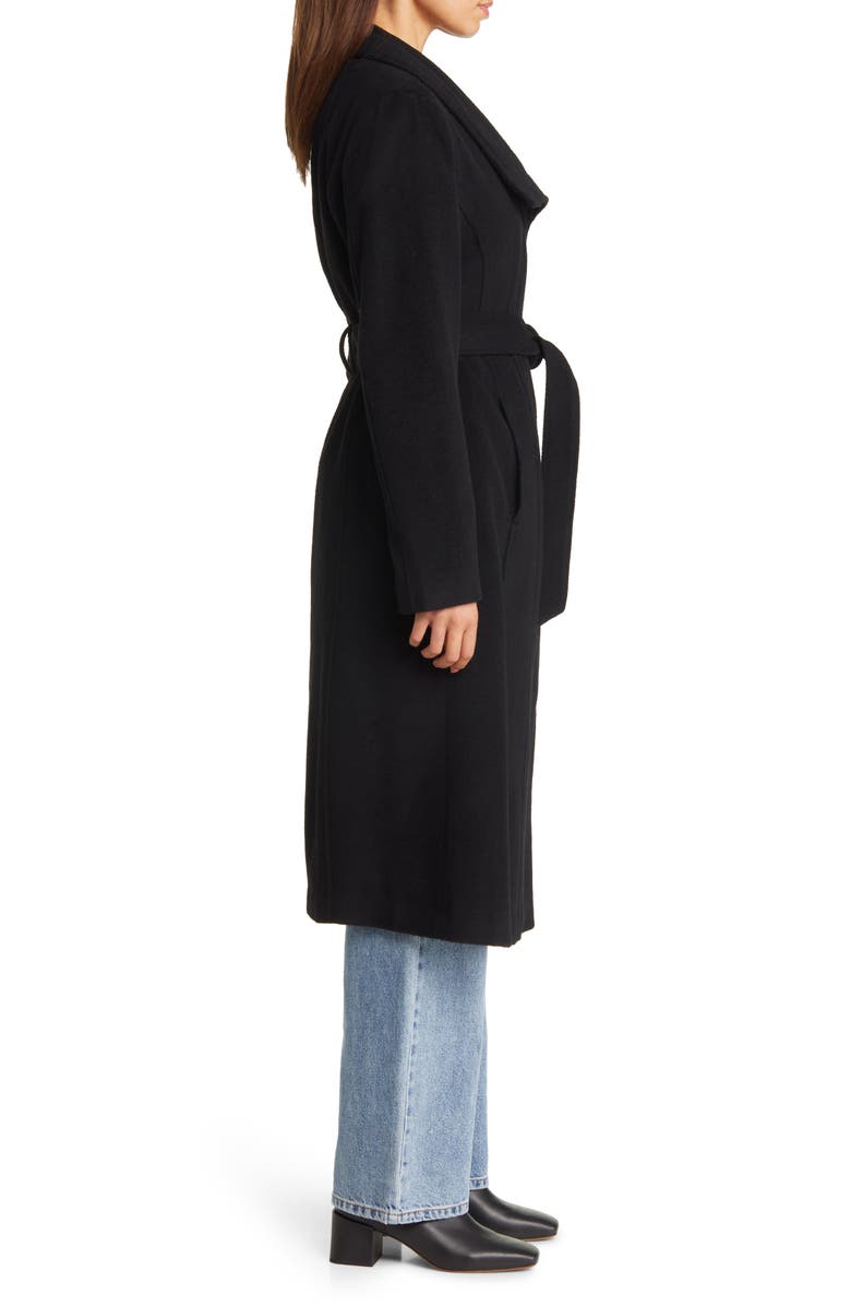Cole Haan Women's Slick Belted Long Coat, Alternate, color,