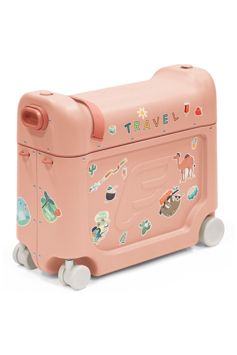 JetKids BedBox® Ride-On Carry-On Suitcase, Alternate, color, CORAL