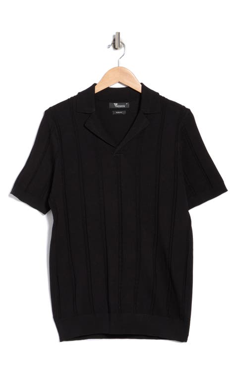 Slim Fit Johnny Collar Polo Sweater