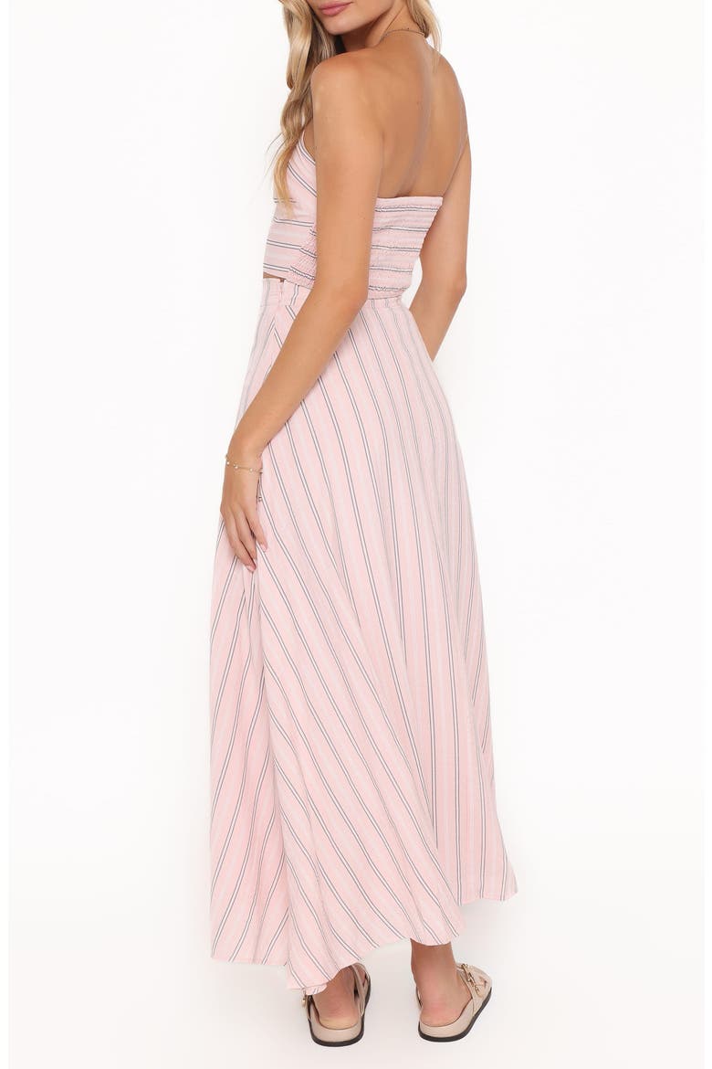Serafina Strapless Two-Piece Set, Alternate, color, PINK/ BLUE STRIPE