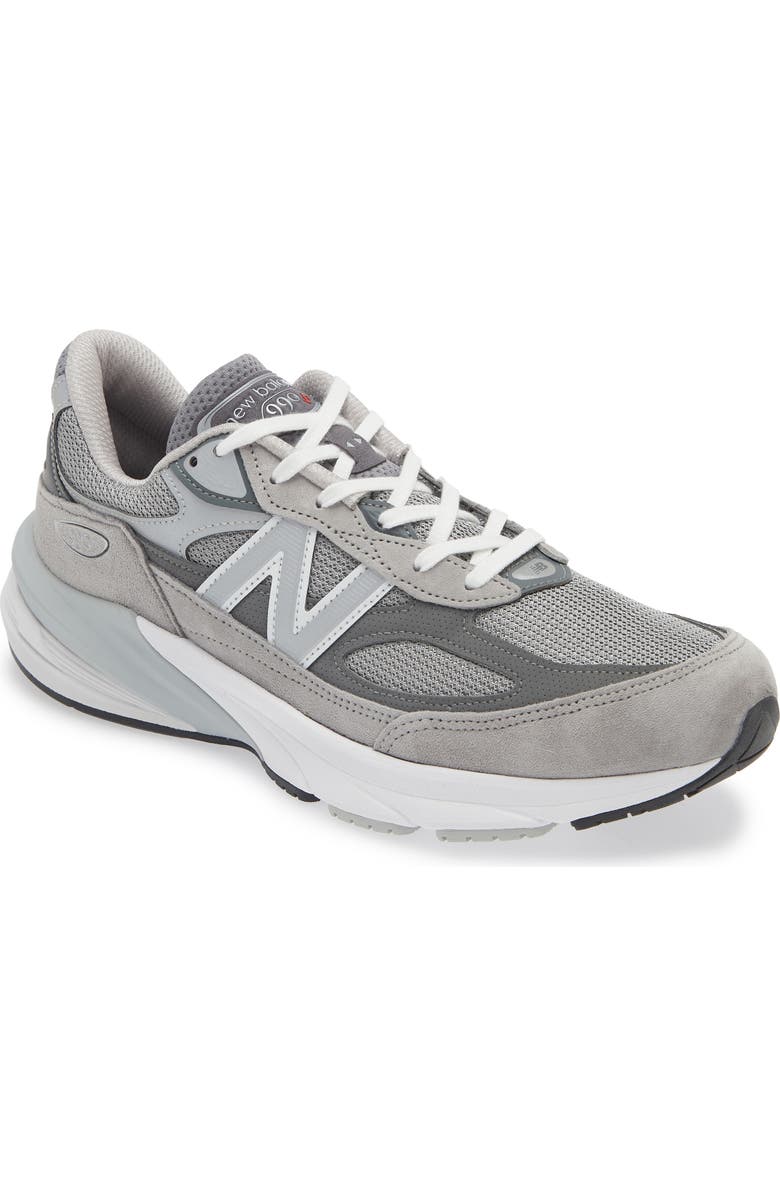 New Balance 990V6 Core Running Shoe, Main, color, Grey/ Grey