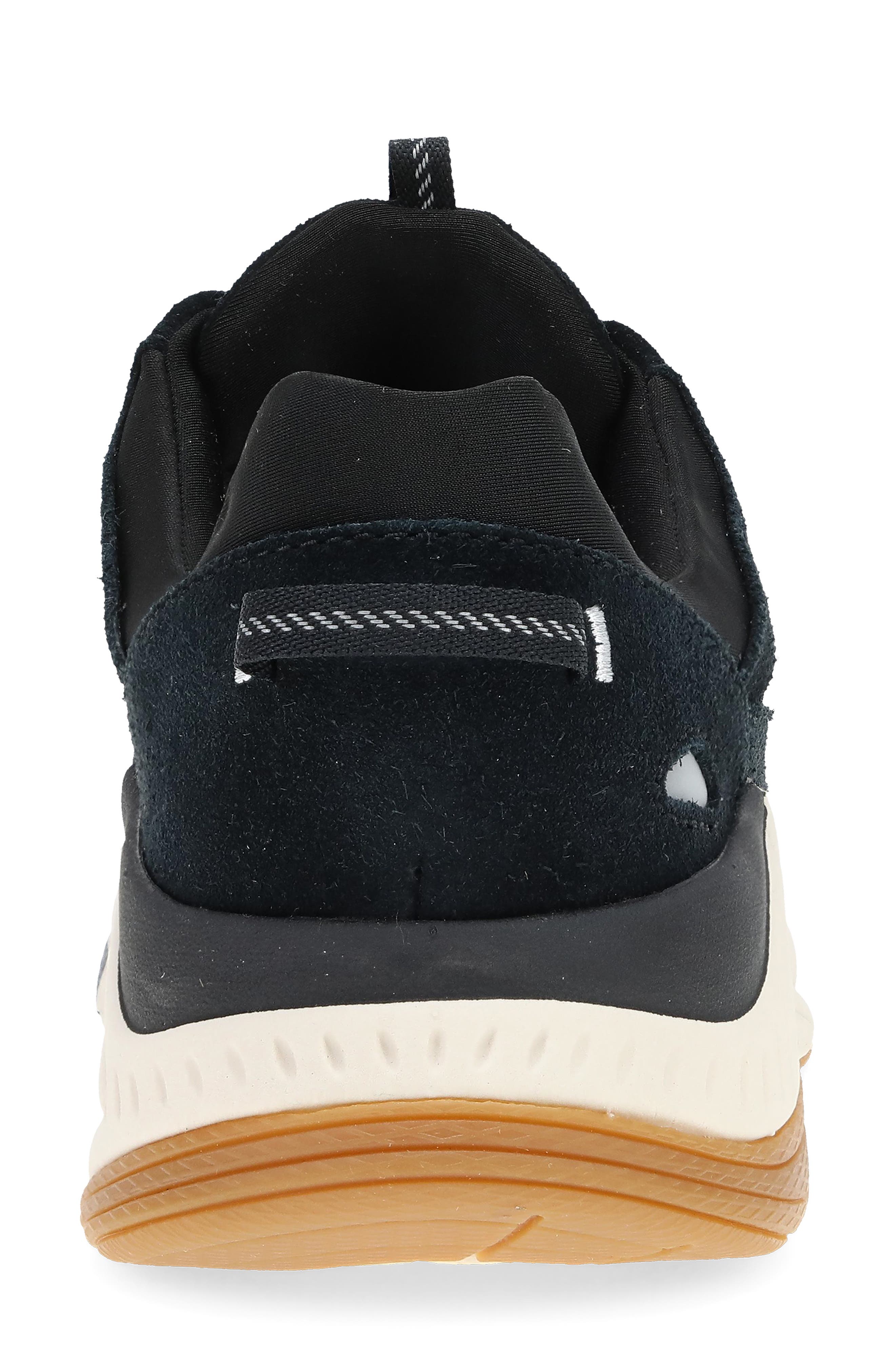 Dansko Poppy Sneaker, Alternate, color, Black Suede