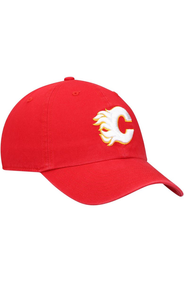 '47 Men's '47 Red Calgary Flames Team Clean Up Adjustable Hat, Alternate, color, Red