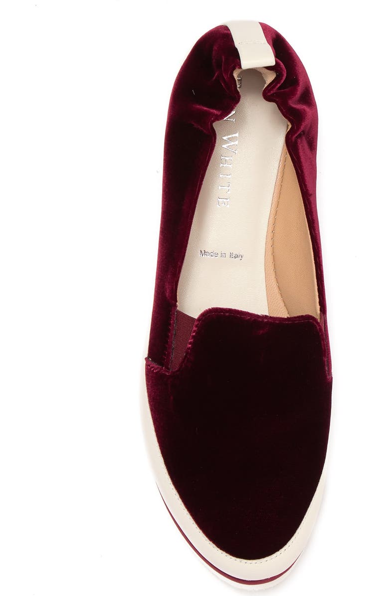 Ron White Nell Velvet Slip-On Shoe, Alternate, color,