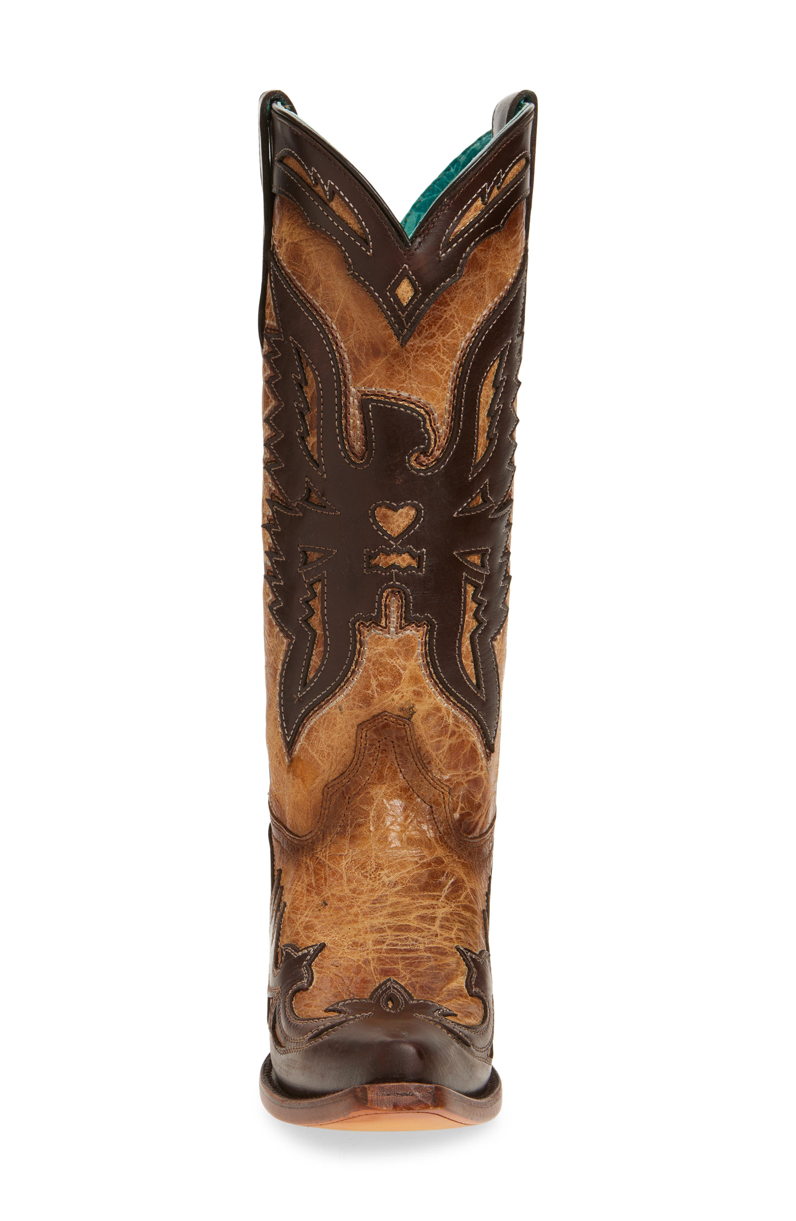 CORRAL Eagle Overlay Western Boot, Alternate, color, 