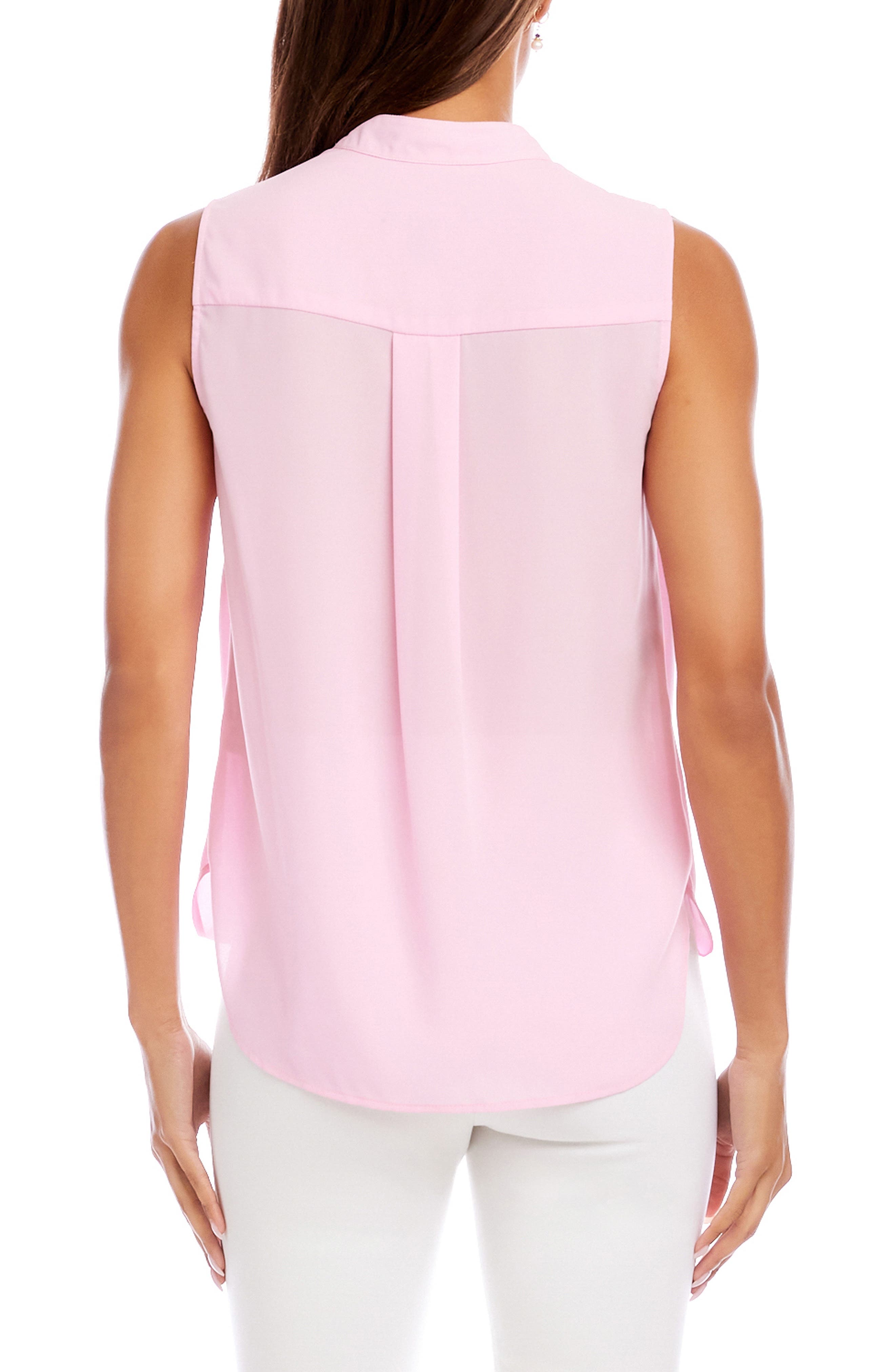 Sleeveless Crepe Top - image 4