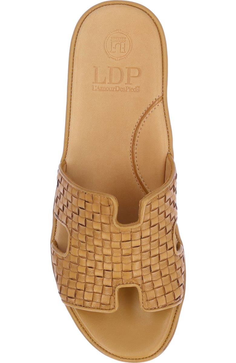 L'Amour des Pieds Cusaro Platform Wedge Slide Sandal, Alternate, color, Lioness