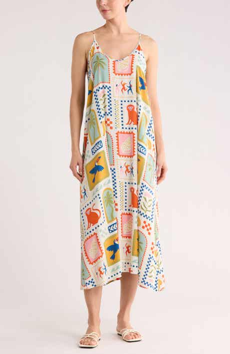NORDSTROM RACK Spaghetti Strap Cover-Up Dress
