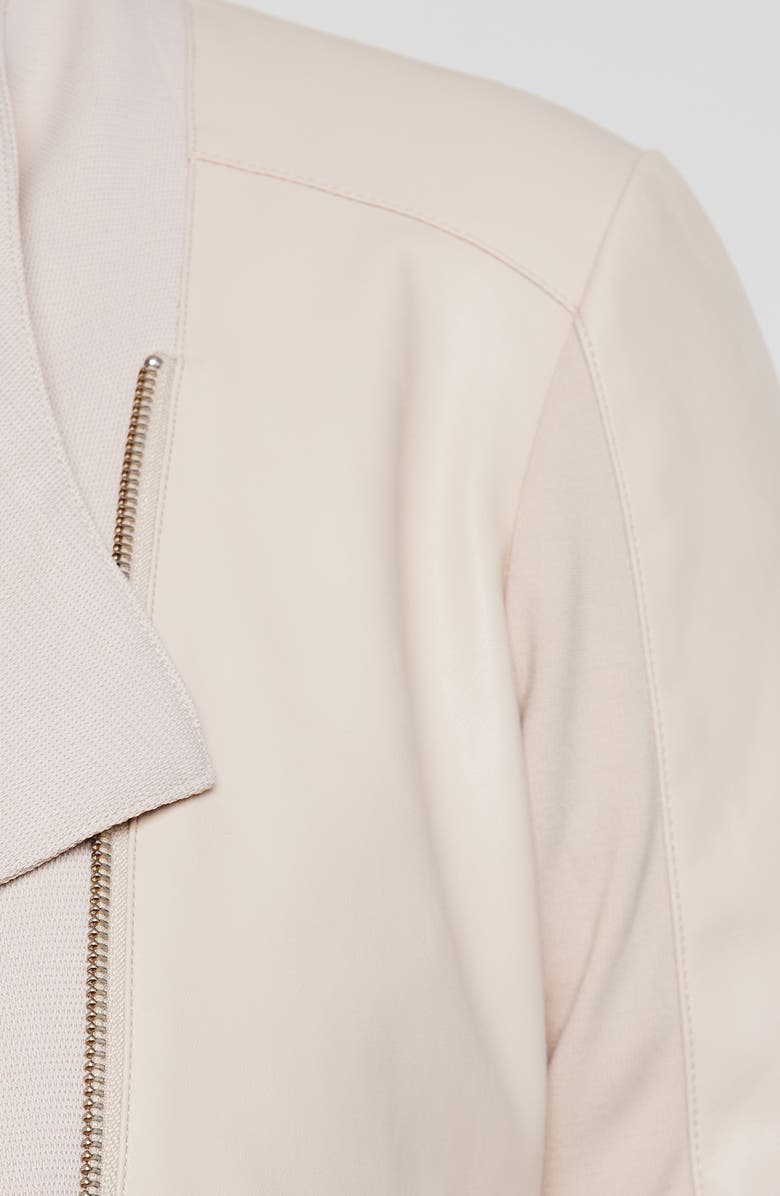 Estelle Dora Faux Leather Biker Jacket, Alternate, color, 