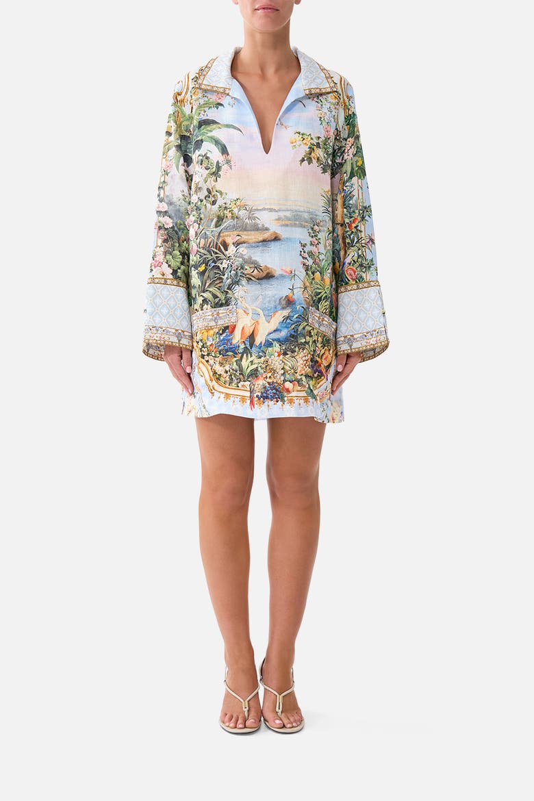 Long Sleeve Tunic Dress, Main, color, Sisi Society