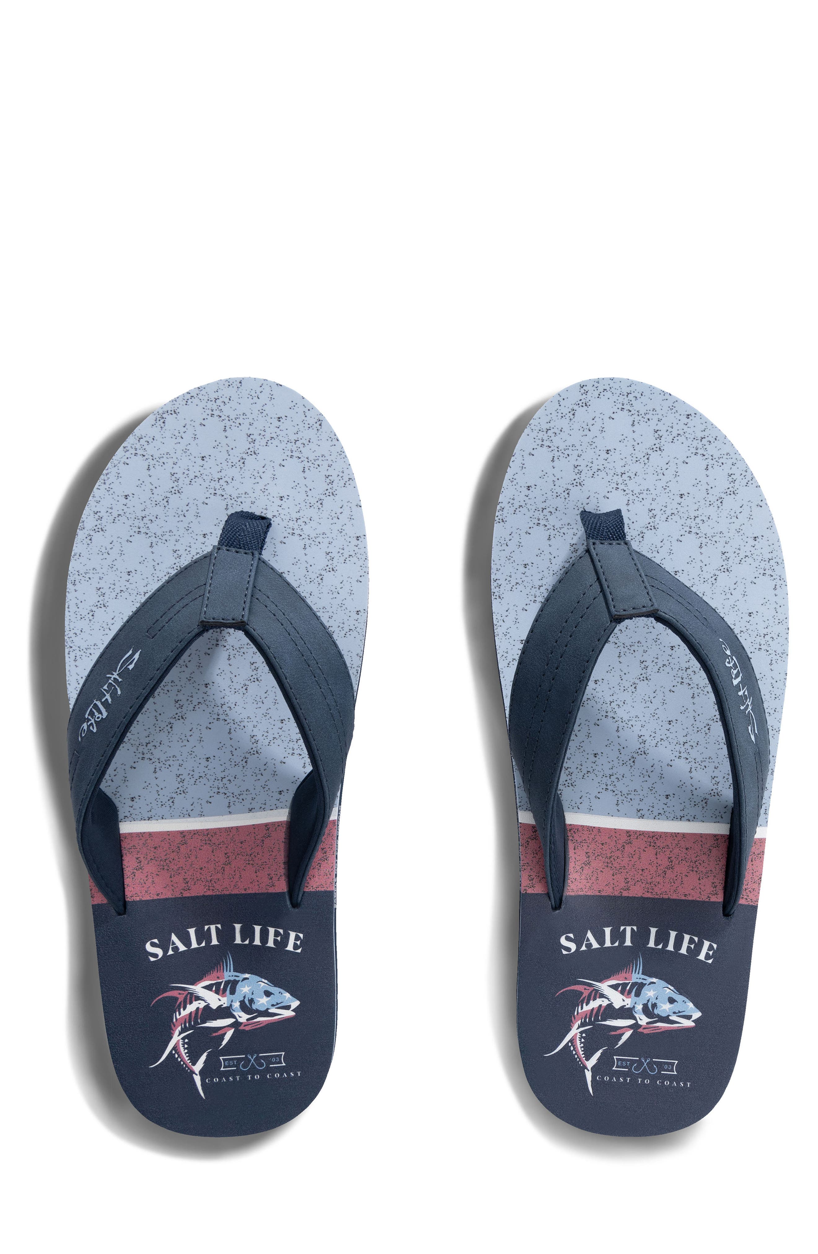 The Harbor Flip Flop, Alternate, color, NAVY / NAVY