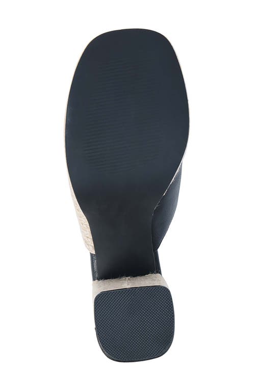 Coconuts By Matisse Beaufort Colorblock Mixed Media Sandal In Black