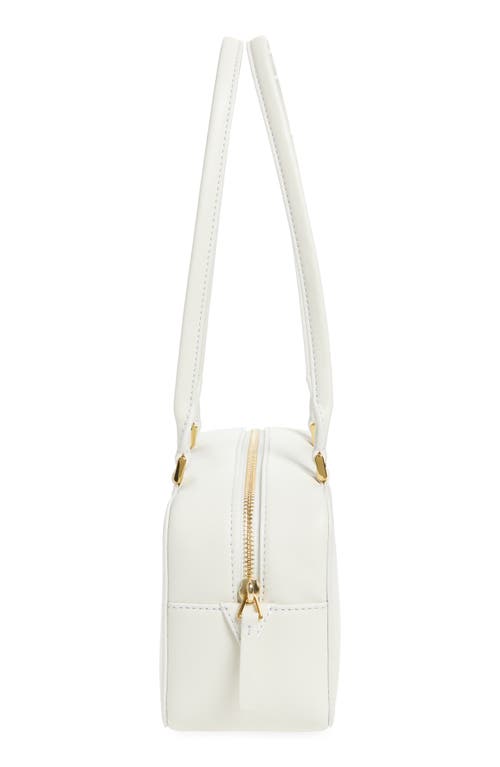 Shop Veronica Beard Boxy Leather Shoulder Bag