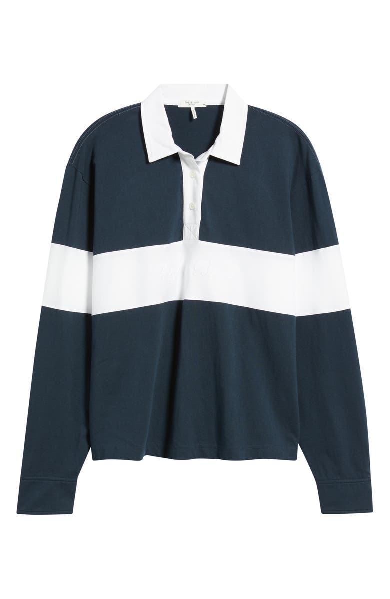 rag & bone Colorblock Rugby Shirt, Alternate, color,