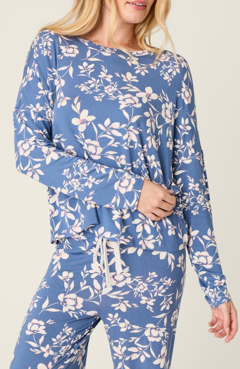 Flora Dreams Long Sleeve Pajama Top