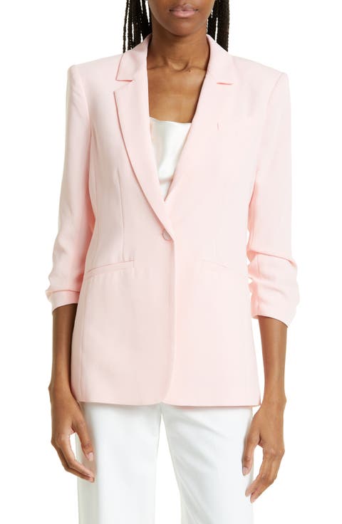 Khloe Ruched Sleeve Blazer