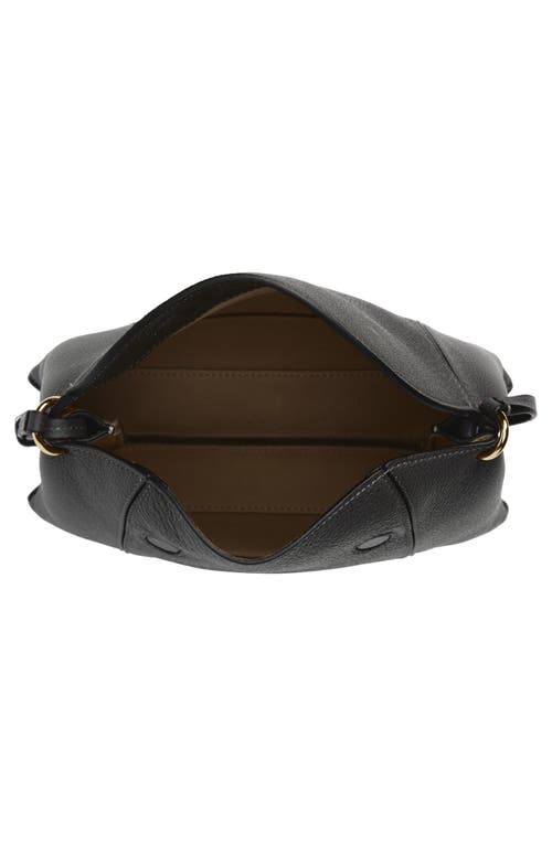 Wandler Penelope Slouch Leather Shoulder Bag In Black