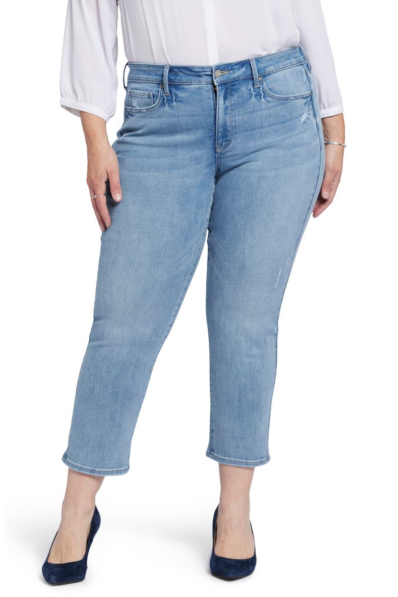 Marilyn Ankle Straight Leg Jeans, Main, color, LAKEFRONT