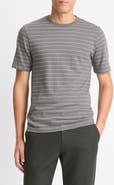 Vince Stripe Crewneck T-Shirt
