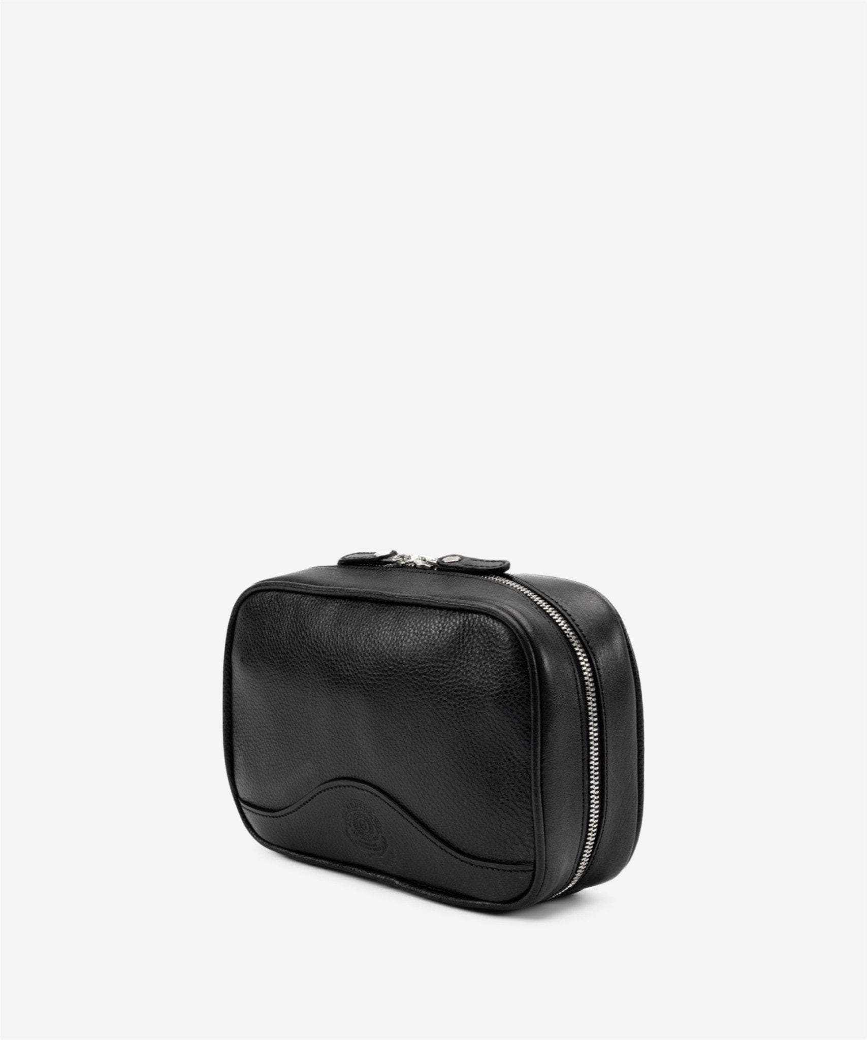 Ghurka Utility Case No. 305, Alternate, color, Vintage Black Leather