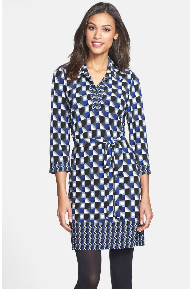Matte Jersey Shirtdress, Alternate, color, STARLET MULTI COMBO