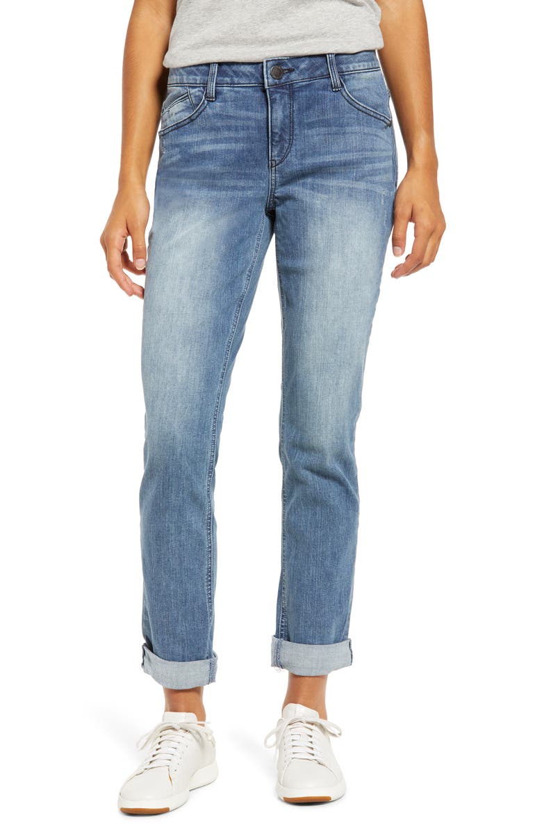 Wit & Wisdom 'Ab'Solution Girlfriend Jeans, Main, color, 