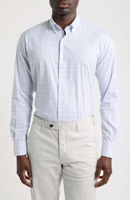 Peter Millar Bruce Crown Lite Plaid Performance Button Down Shirt