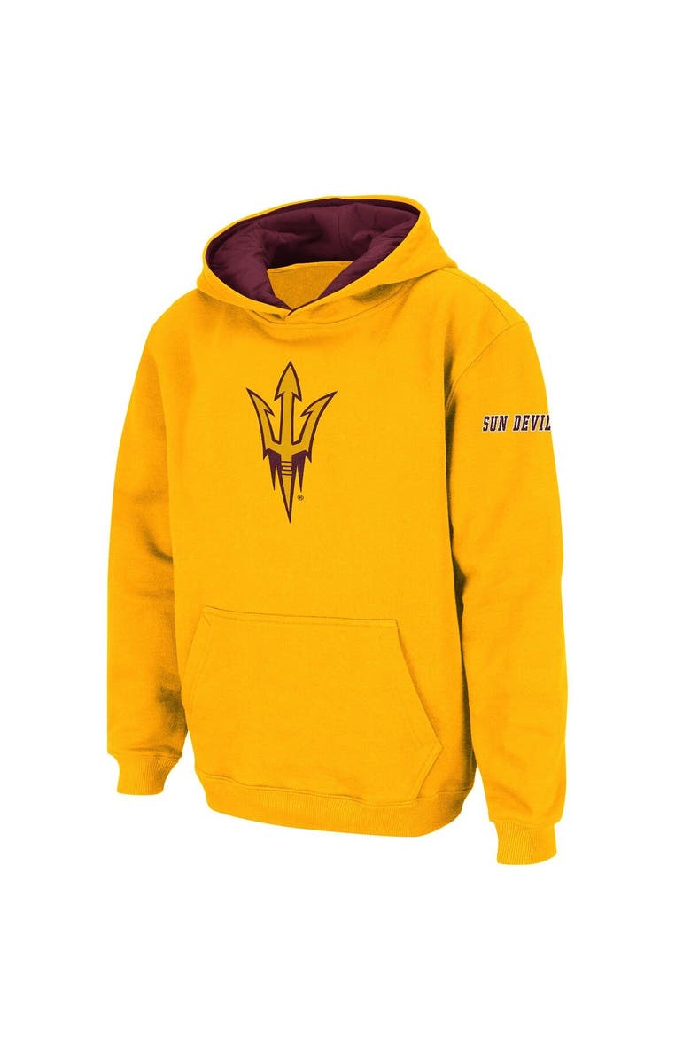 STADIUM ATHLETIC Youth Stadium Athletic Gold Arizona State Sun Devils Big Logo Pullover Hoodie, Main, color, Gold