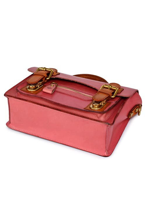 Old Trend Aster Mini Leather Satchel In Pink