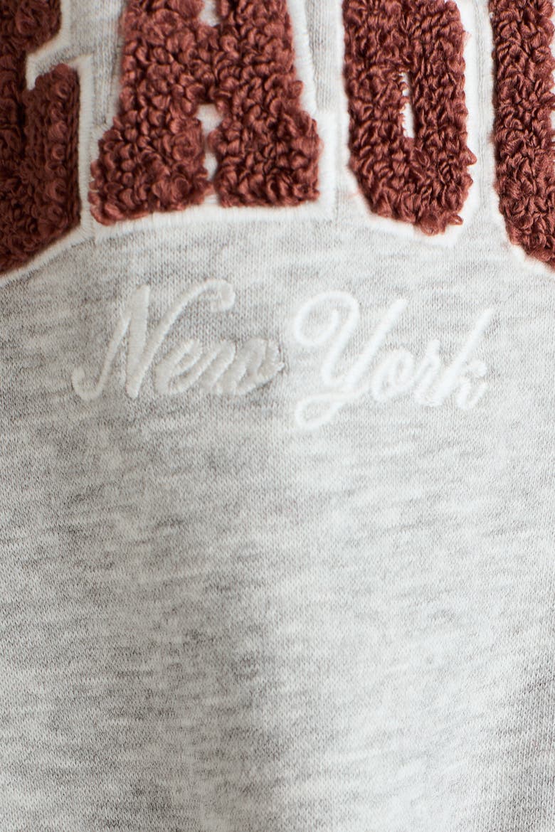 Sweatshirt With Motif, Alternate, color, Light gray/League