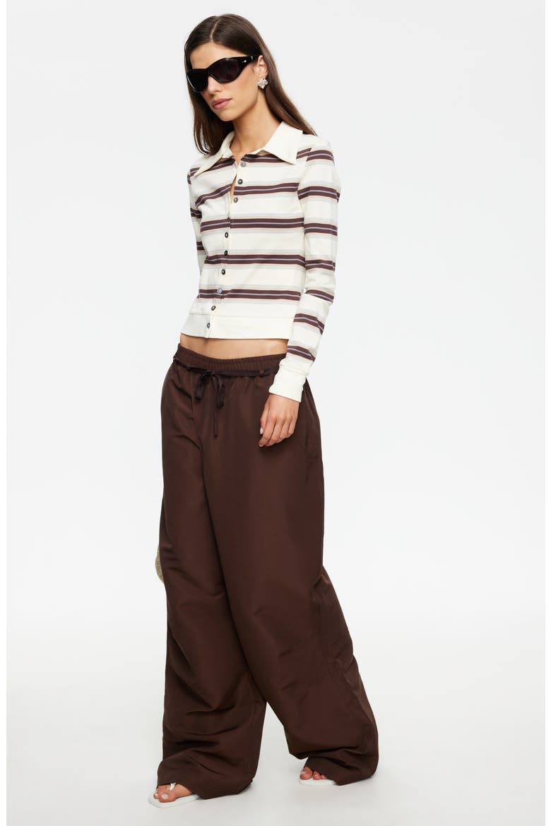 Bada Bing Stripe Jersey Cotton Sweater, Alternate, color, SAND STRIPE